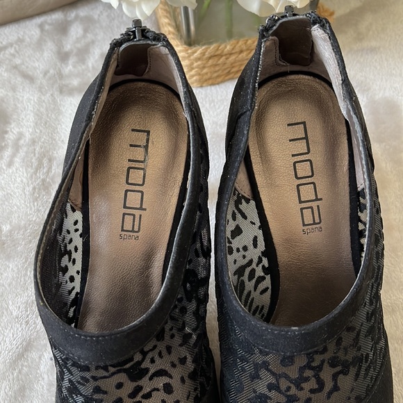 MODA black open toed heel 8 - Picture 9 of 11